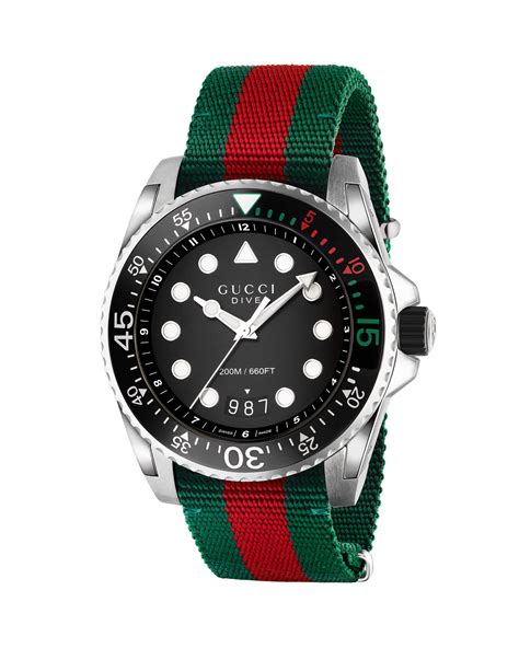 Gucci dive watch strap